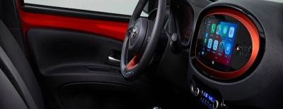 Interior del Toyota Aygo