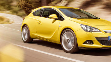 Opel gtc amarillo
