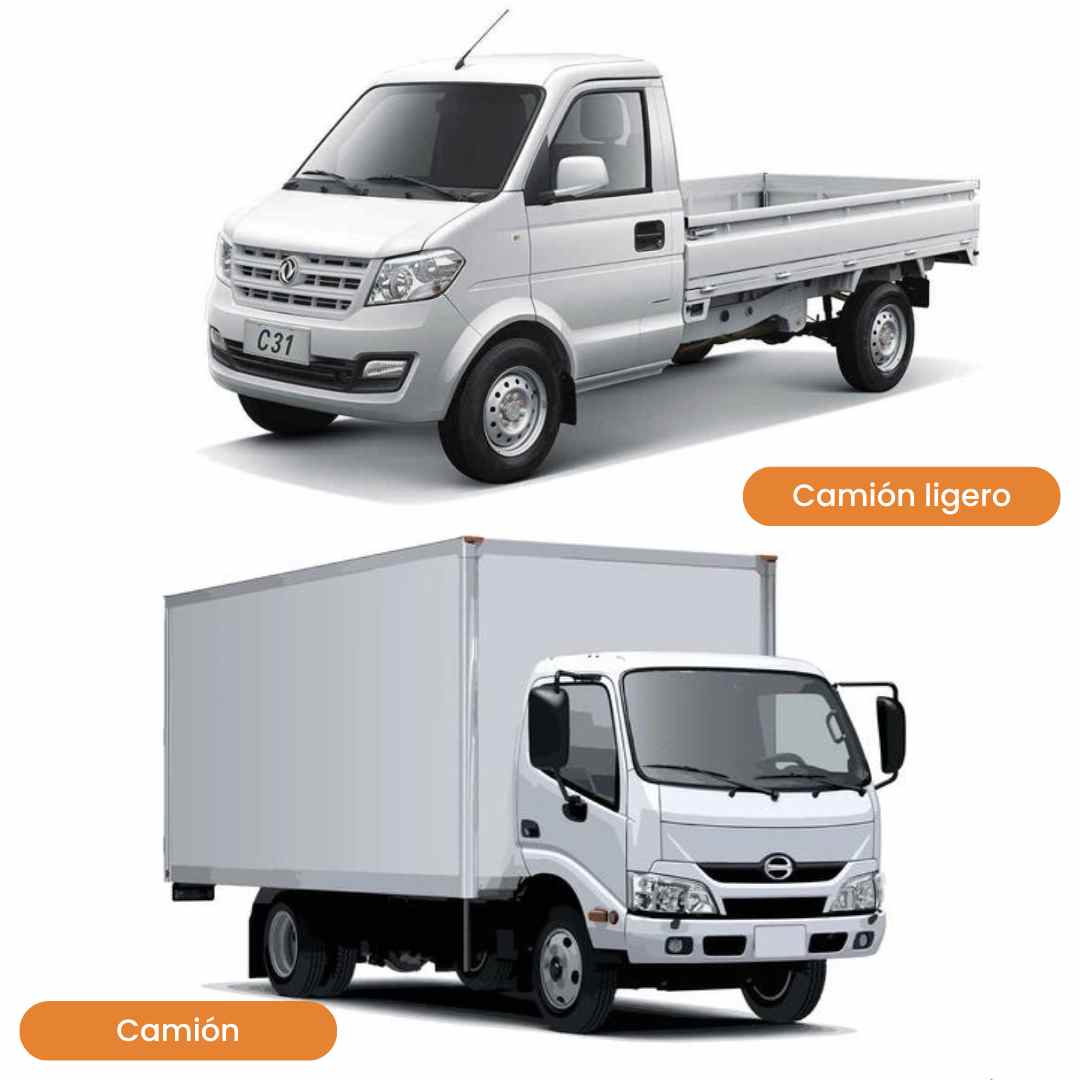 difere3ncia entre camion y camion ligero