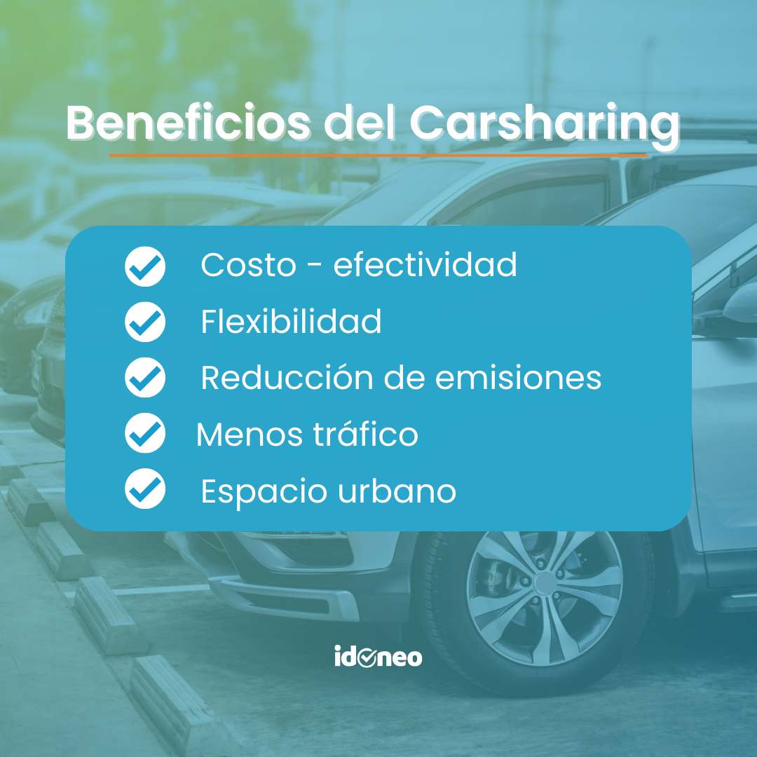 Beneficios del Carsharing