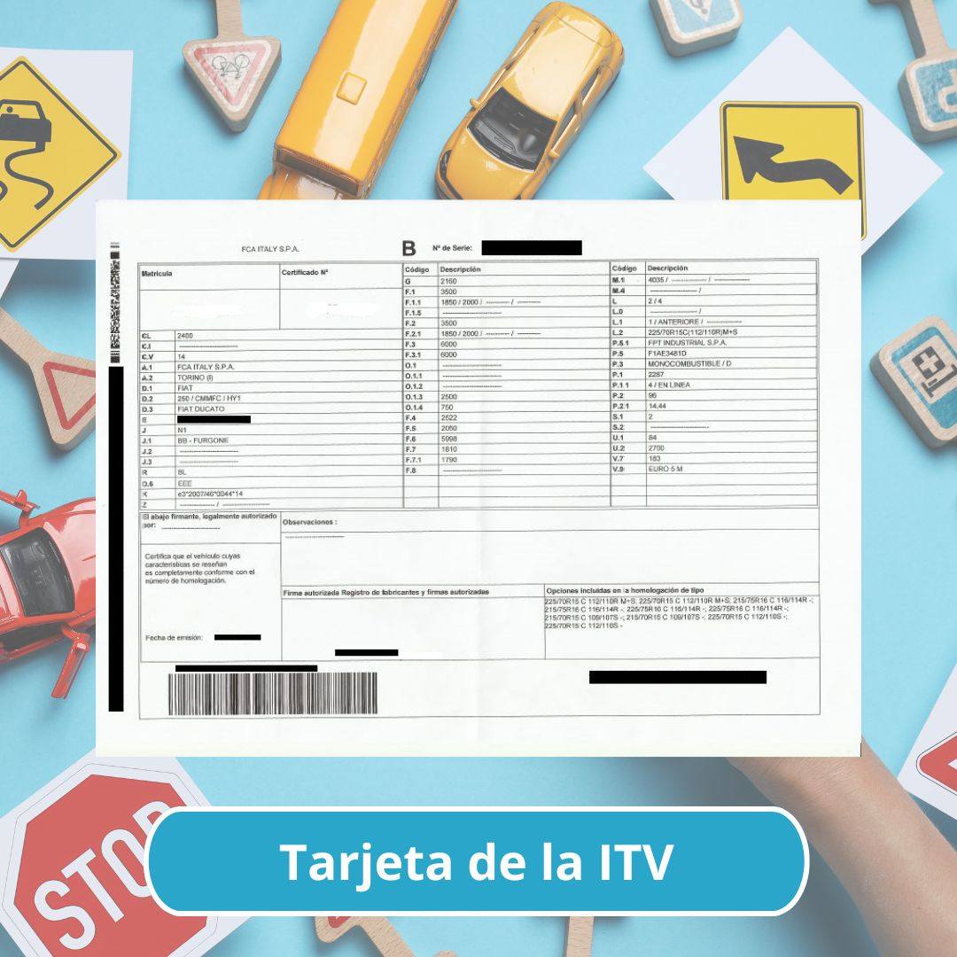 Tarjeta de la ITV