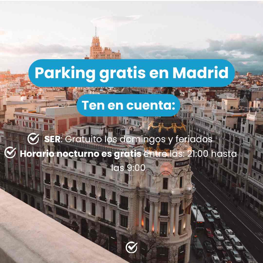 aparcar gratis en madrid