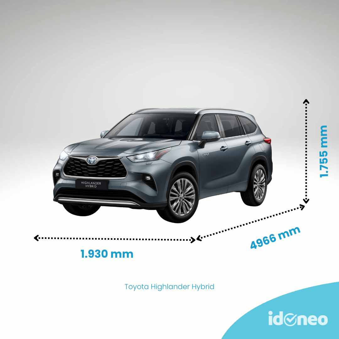 Medidas Toyota Highlander Hybrid