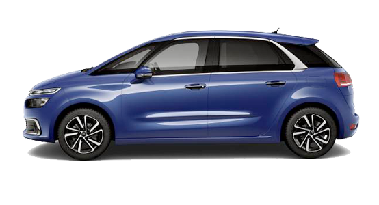 Citroën C4 Spacetourer azul Citroën C4 Spacetourer azul