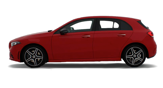 Mercedes Benz Clase A Compacto rojo Mercedes Benz Clase A Compacto rojo