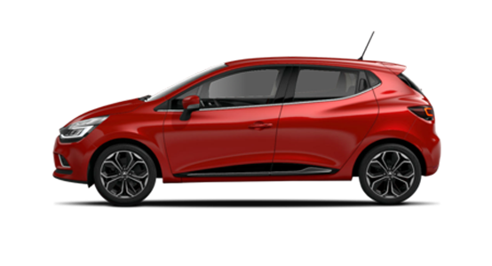 Renault Clio rojo Renault Clio rojo