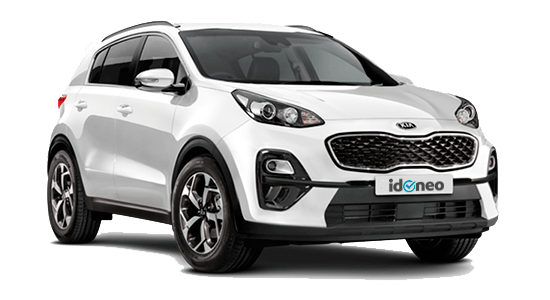Kia Sportage cassa-white Kia Sportage cassa-white